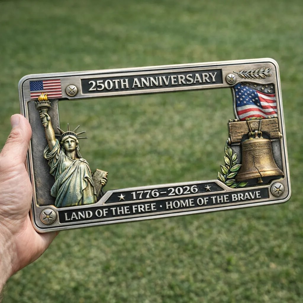 š¦
250th Anniversary Commemorative License Plate Frame