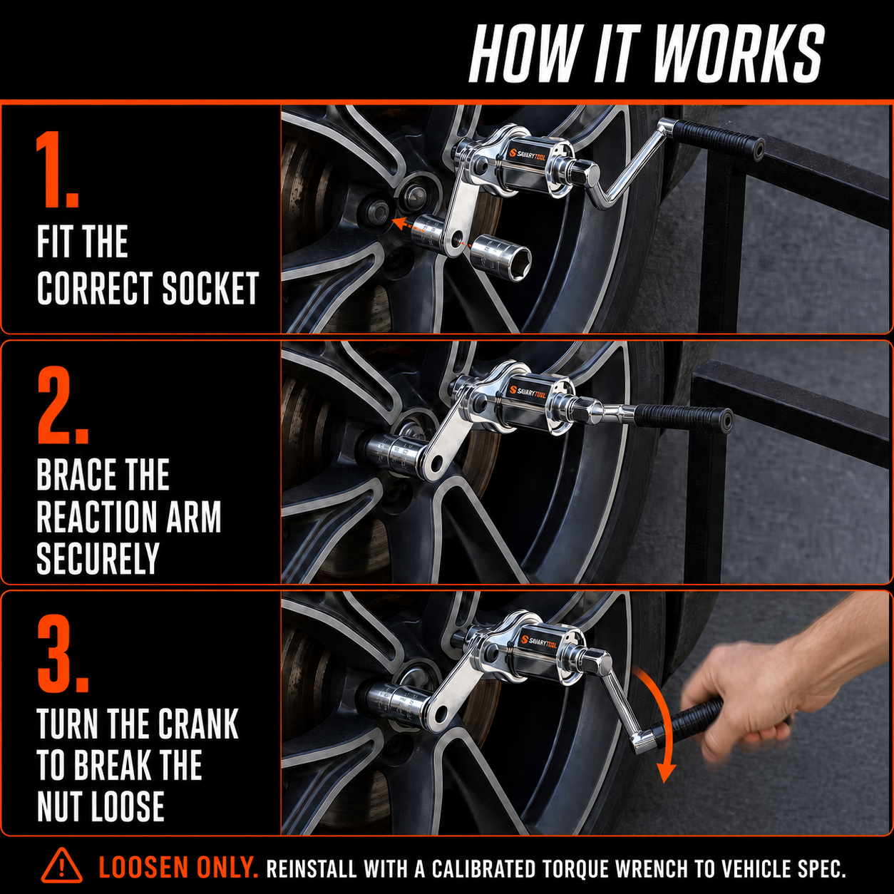 Torque Multiplier Wrench – 16:1 Gear Drive Kit | 680 N·m Output