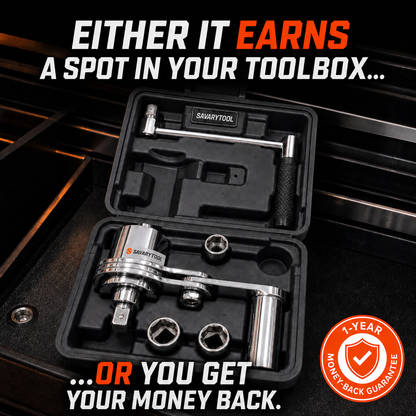 Torque Multiplier Wrench – 16:1 Gear Drive Kit | 680 N·m Output