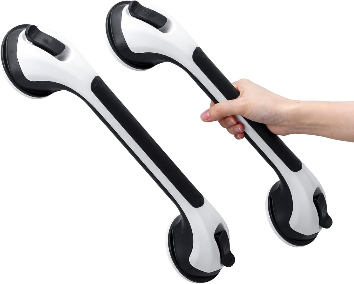 TAILI Nice Series 16.8 Inch Suction Shower Grab Bar – No-Drill Bathroom Safety Handl