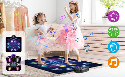Aresheat™ Kids LED Dance Mat with Bluetooth