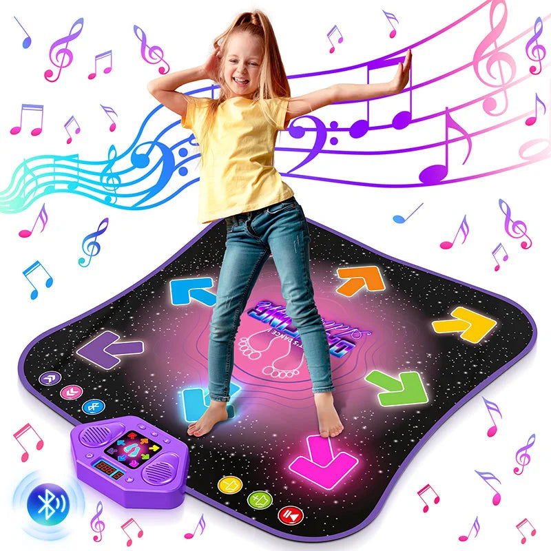 Aresheat™ Kids LED Dance Mat with Bluetooth