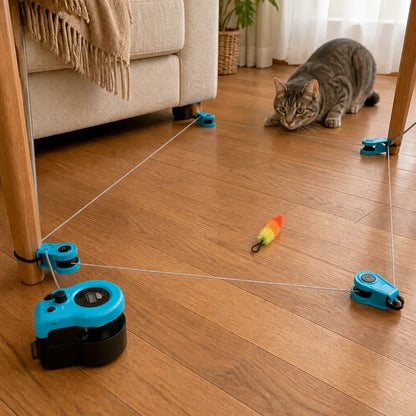 KittyRun – Motorized Cat Chase Track | Hands-Free Interactive Cat Toy