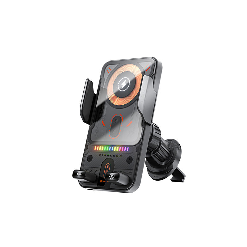 🔥HOT SALE 49% OFF🎁⚡Over 50K sold! 📱Smart 2-in-1 Car Rotating Mobile Phone Holder & Wireless Charger⚡