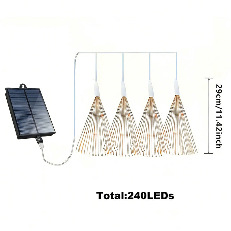 Solar Firework String Lights for Yard & Parties